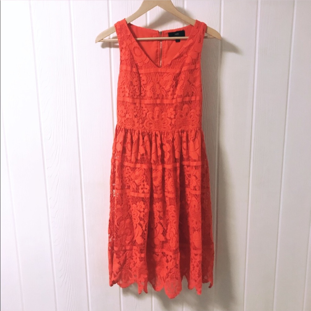 LACE OVERLAY DRESS